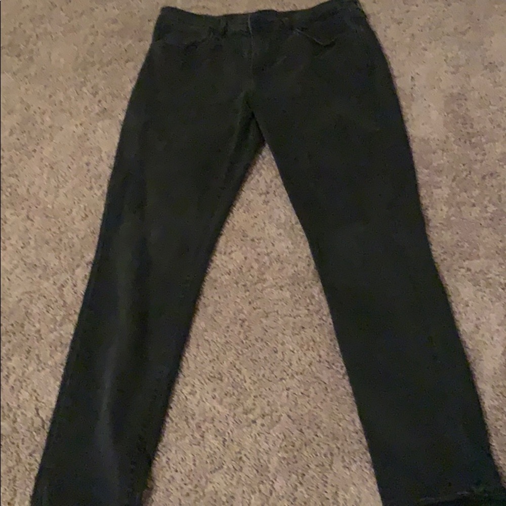 High waisted black jeans